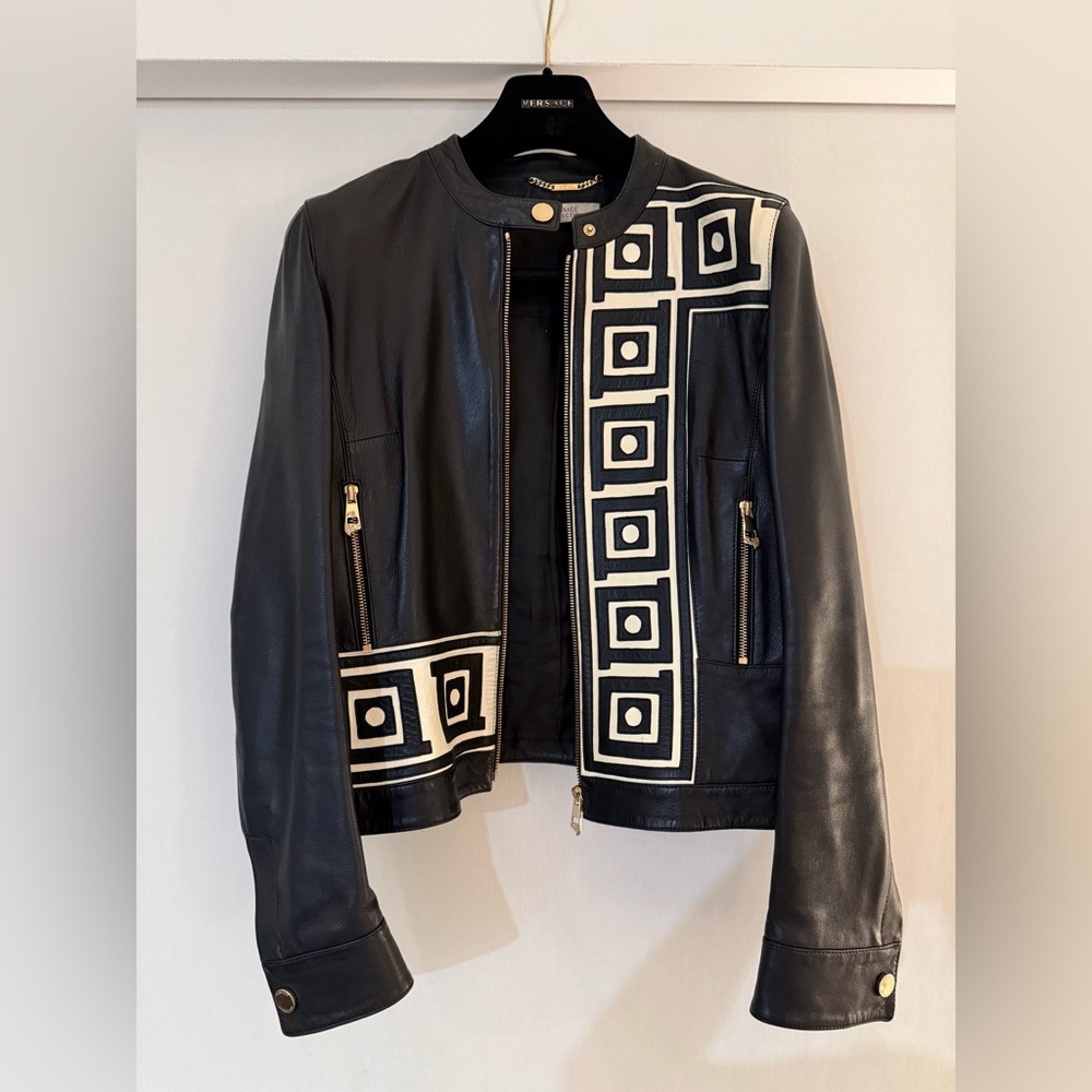 Versace Collection Women’s Learher Jacket, IT 44